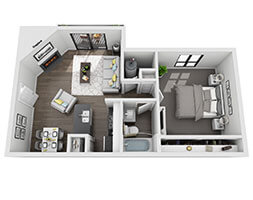 Charlotte NC Apartment Floor Plan